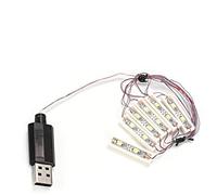 Akozon Barra Luminosa Ricaricabile USB, Lampada Decorativa a LED | Realizzato in ABS, basso consumo energetico, ideale per la modellazione