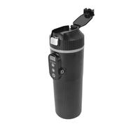 Akozon Bollitore Elettrico per Auto con Display LED, 500ML in Acciaio | Acciaio inossidabile 304, design a prova di perdite, riscaldamento rapido, touchscreen, scaldacqua portatile