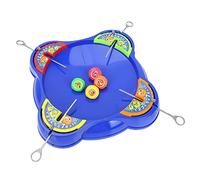 Akozon Burst Disk Set 4 Giocatori Gioco di Battaglia Superiore Giocattolo di Plastica per Bambini Competizione di Divertimento all'aperto Al Coperto