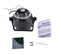 Akozon Bussola Magnetica Digitale a Led Ad Alta Precisione per Automobili, Barche e Strumento di Navigazione per Uso Marino