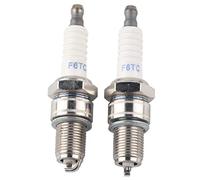 Akozon Candela Accensione 2PCS, Sostituzione Candela in Lega di Alluminio F6RTC per Tosaerba 951-10292 751-10292 Motore 131-039