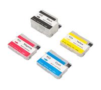 Akozon Carrello Ricambio, Cartuccia a Inchiostro Ricaricabile PP Sostituzione 932 933 7110 7510 6700 7610 7612 Inkjet per OfficeJet 6600 4 Colori S Stampante RIMABLE RIUSABLE DISPENSIONE