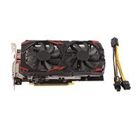 Akozon Carta Grafica Scheda Grafica RX580 Scheda Grafica 8 GB GDDR5 a 256 Bit Supporta Ventole di Raffreddamento 8K 2 16 PCI Express Scheda Grafica da Gioco 3.0