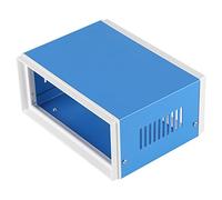 Akozon Caso di Progetto di Recinzione Caso di Giunzione Scatola Fai da Te Recinzioni elettroniche Custodia preventiva con Custodia in Metallo Blu 170 * 130 * 80 mm / 6,69 x 5,12 x 3,15 Pollici