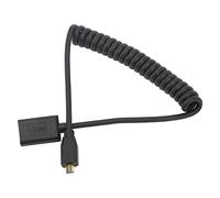 Akozon Cavo a Molla da 8K60Hz HD a Femmina da 1,2 M per il Collegamento di Fotocamera e Tablet Alla TV (Testa dritta)