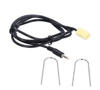 Akozon Cavo Adattatore AUX, 3.5mm/0.14in 59,1in 6Pin AUX-in Cavo Adattatore di Ingresso Audio di Ricambio per Fiat Grande Punto