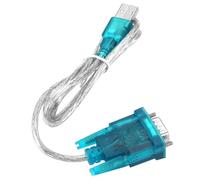 Akozon Cavo Adattatore Seriale da USB a RS232 per Programmazione PLC, Convertitore di Tensione Dual, Trasmissione Rapida del Segnale, Design Compatto e Leggero per un Facile Utilizzo all'aperto