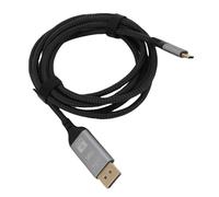Akozon Cavo USB C a DisplayPort 16K, Lunghezza 2m | Supporta risoluzioni 16K, 8K, 4K, Trasferimento video/stabile, Compatibile con dispositivi USB C, Larghezza di banda