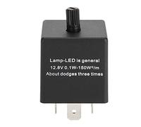 Akozon CF14KT Relè Indicatori di Direzione a LED a 3 Pin Relè Lampeggiante per Auto 12V Risoluzione del Problema Hyper Flash - Sostituzione Automobilistica