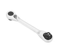 Akozon Chiave a brugola da 1/4 ", Mini chiave a bussola professionale a cricchetto Strumento per chiave a cricchetto da 72 denti Cacciavite per chiave dinamometrica esagonale Rilascio rapido(107mm)