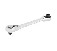 Akozon Chiave a brugola da 1/4 ", Mini chiave a bussola professionale a cricchetto Strumento per chiave a cricchetto da 72 denti Cacciavite per chiave dinamometrica esagonale Rilascio rapido(130mm)