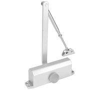 Akozon Chiudiporta Idraulico con Buffer con Regolazione a 180 Gradi - Braccio Telescopico Automatico per Porte in Legno e Metallo - Fermaporta Versatile per Uso Interno Ed Esterno (062 portante 85 kg)