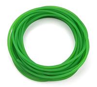Akozon Cinghia di Trasmissione Cinghia Rotonda in Poliuretano PU con Superficie Ruvida Verde per Trasmissione(4mm*10m)