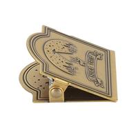 Akozon Clamp/Holder di Legante di Ottone Vintage DECO e Forza di Vongole Durevoli per Libri, Riviste, Quaderni e Progetti Artistici (Tipo 2)