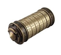 Akozon Classico Porta-Anello con Codice - Lucchetto Romantico con Lettera e Password con Codice Personalizzabile per Messaggi Segreti, Gioielli, Chiavi e Regali