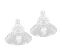 Akozon Confezione da 2 Coppe per Capezzoli in Silicone ABS - Coppe per il Seno a per Mamme Che Allattano, Versatili Protezioni per Capezzoli per l'allattamento Al Seno,