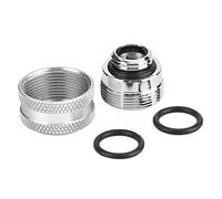 Akozon Confezione da 4 Raccordi a Compressione per Raffreddamento Ad Acqua con Diametro Esterno di 16 Mm per Rigidi in Acrilico - Connettori in Ottone a Prova di Perdite in più Colori (#3)