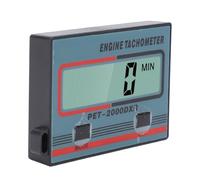 Akozon Contagiri Digitale per Motore Lcd Ip65 2 Tempi 4 Tempi | Indicatore Giri/min Induttivo, Materiale Durevole, compatibilità con Motosega Tosaerba, di Induzione da 1 M, Batteria Cr2430