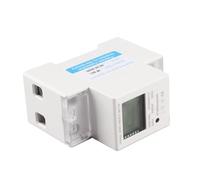 Akozon Contatore Elettronico Digitale, Larghezza 35 Mm, Lettura Precisa | Display LCD, montaggio su guida Din da 35 mm, uscita a impulsi elettrici, dispositivo monofase, monitoraggio di tensione e
