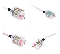 Akozon Convertitore Amplificatore Compatto O Cd per Subwoofer per Auto - Regolatore e Filtro da Alta a Bassa Frequenza per Lettori DVD Vcd