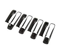 Akozon COPERTURA MANIGLIA ESTERNA NERO LUCIDO PER 1500 2500 3500 4500 + COMMANDER - ABS E METALLO ALTAMENTE DUREVOLE - MIGLIORA L'ASPETTO DELL'AUTO - FACILE INSTALLAZIONE - PROTEZIONE