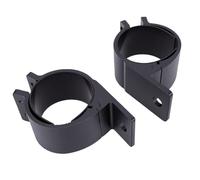 Akozon Coppia di Staffe di Montaggio per Faretti con Morsetto (Diametro | Per Barre Tonde da 2,6 a 2,8 Pollici, Coppia Sinistra e Destra, con Kit di Montaggio, Per Moto Camion ATV UTV