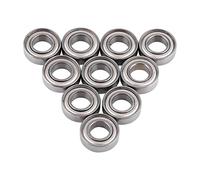 Akozon Cuscinetto a Sfere 10 pz 688ZZ Cuscinetti a Sfera Miniatura a Doppia Flangia in Acciaio Schermatura 8 * 16 * 5mm + mini kogellagers kogellagers 8mm cuscinetti a sfera 8 14 4 cuscinetti a sfera