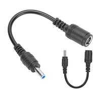 Akozon da Femmina a Maschio, Gomito 7,4 X 5,0 Mm 4,5 3,0 Mm Adattatore 2 Pezzi Nero per HP dell Dritto 2 Pezzi 3,0 Mm