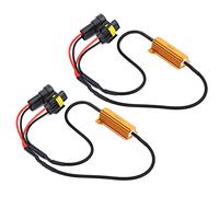 Akozon Decoder LED, 2 Pezzi 50 W 6 H11 H8 H9 H27 880 881 Resistore di Carico LED Canbus Canceller Senza Errori per Faro Luce di Marcia Diurna