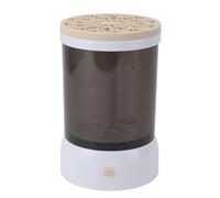 Akozon Detergente per Pennelli per Trucco Akozon USB, Pulitore Elettrico Portatile Rapido a Secco per Tutte le Dimensioni di Spazzole per il Trucco (Colore kaki)