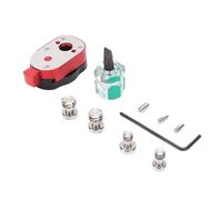 Akozon di Piastre con Viti da 1/4 3/8 Pollici Piastra QR Adattatore per Montaggio su Treppiede per Stabilizzatori Monitor Video