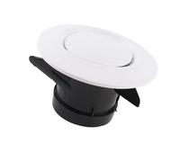 Akozon Diffusore a soffitto rotondo,Montaggio a disco di ventilazione bocca diffusore a soffitto valvola di scarico aria ventilazione Ducting Hose Cover(75mm)