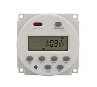 Akozon Digital angezeigter Timer-Schalter 1S ~ 168h 5VA Kleiner Timer-Schalter 7 Tage Programmierbar für elektronische Steuerung(5V DC) Ersatz Zubehörteil