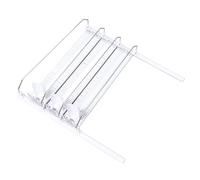 Akozon Dispenser di Bevande Regolabile per Frigorifero con Meccanismo di Spinta Automatica per Lattine di Soda e Birra - Soluzione per l'organizzazione del Frigorifero da 38 Cm (3PCS)