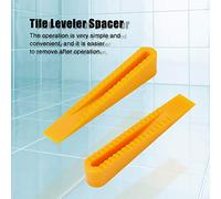 Akozon Distanziatori per Piastrelle con Cuneo in Plastica 100 Pezzi Cunei per di Livellamento per Piastrelle - Distanziatori Livellatori per Regolabili per Strumenti di Piastrellatura di Precisione