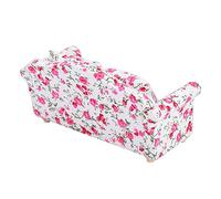 Akozon Divano delle Bambole, Mini delle Bambole per 12 Accessori Mobili Floreali Mobili Inch Soggiorno 1 Scala Piccoli Cluster Box/Cover Doppie 2 (Piccolo cluster di fiori)