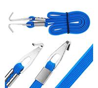 Akozon Duuti Cinghie di Tensione Elastiche Elastiche per Cinghie per Bagagli con Ganci Robusti per Biciclette Appese all'aperto Rosse (BLUE)