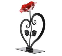 Akozon Elegante Ornamento Floreale per la Tavola - Statuetta in Ferro Accento Domestico Multifunzionale Festeggiamenti di San e Altro Ancora