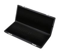 Akozon Elegante Supporto per Canne in Pelle PU in Legno per 10 Canne Oboe-C ACT, Soluzione di Stoccaggio a Prova di umidità Ed Elegante (20PCS)