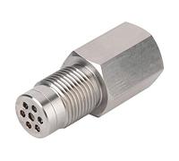 Akozon emulatore sonda lambda + M18x1.5 Adattatore per distanziatore estensore sensore di ossigeno universale per auto in acciaio inossidabile
