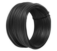 Akozon Fascetta in Filo di Ferro Zincato - Filo Piatto Fatto a Mano 0,55 Mm per Rami d'uva, Progetti Fai Te, Giardinaggio e Gestione dei Cavi - Rotolo 100 Metri