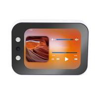 Akozon Fotocamera Digitale 64MP 4K Autofocus CCD Fotocamera Musicale Touchscreen da 2,8 Pollici 3600mAh Coperchio Scorrevole per Batteria per la Fotografia (White)