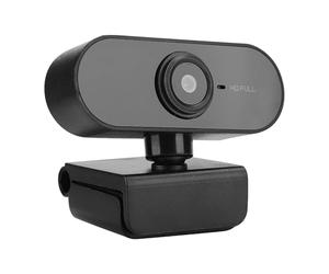 Akozon Full HD 1080P, Cam Circle Camera per videochiamate e registrazione, USB, PC, computer, laptop, desktop, plug-play, flessibile a 360°, clip girevole, 1080P con
