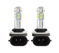 Akozon Gruppi fari fendinebbia,duokon 2pc cob led 50w 6000k ge 886 Lampadine fendinebbia per auto Lampadina a LED Indicatori di direzione del motore Fendinebbia Lampadine fendinebb