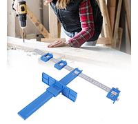 Akozon Guida per Trapano per Localizzatore di Punzoni in Acciaio Inossidabile per la Lavorazione del Legno - Dispositivo di Misurazione di Precisione con Parti Regolabili per Utensili a Foro Fisso