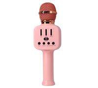 Akozon Handhell Microfono di Karaoke Microfono Karaoke KTV Portatile per Bambini, Adulti e Divertimento in Famiglia, Suono Professionale con Eco, Ricaricabile e Facile (PINK)