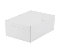 Akozon Impermeabile Contenitore elettronico per scatola di giunzione in plastica ABS 263 * 185 * 95 mm Scatola di giunzione bianca fai te + scatola derivazione esterna