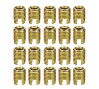 Akozon Inserto Filettato Autofilettante 20pz Inserti Filettati 302 Viti per Riparazione Viti in Acciaio al Carbonio(Inner M10*1,5 Outer M14*1,5)