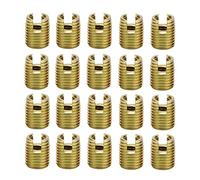 Akozon Inserto Filettato Autofilettante 20pz Inserti Filettati 302 Viti per Riparazione Viti in Acciaio al Carbonio(Inner M3*0,5 Outer M5*0,5)