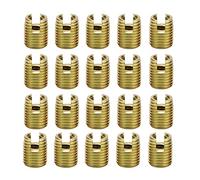 Akozon Inserto Filettato Autofilettante 20pz Inserti Filettati 302 Viti per Riparazione Viti in Acciaio al Carbonio(Inner M12*1,75 Outer M16*1,5)